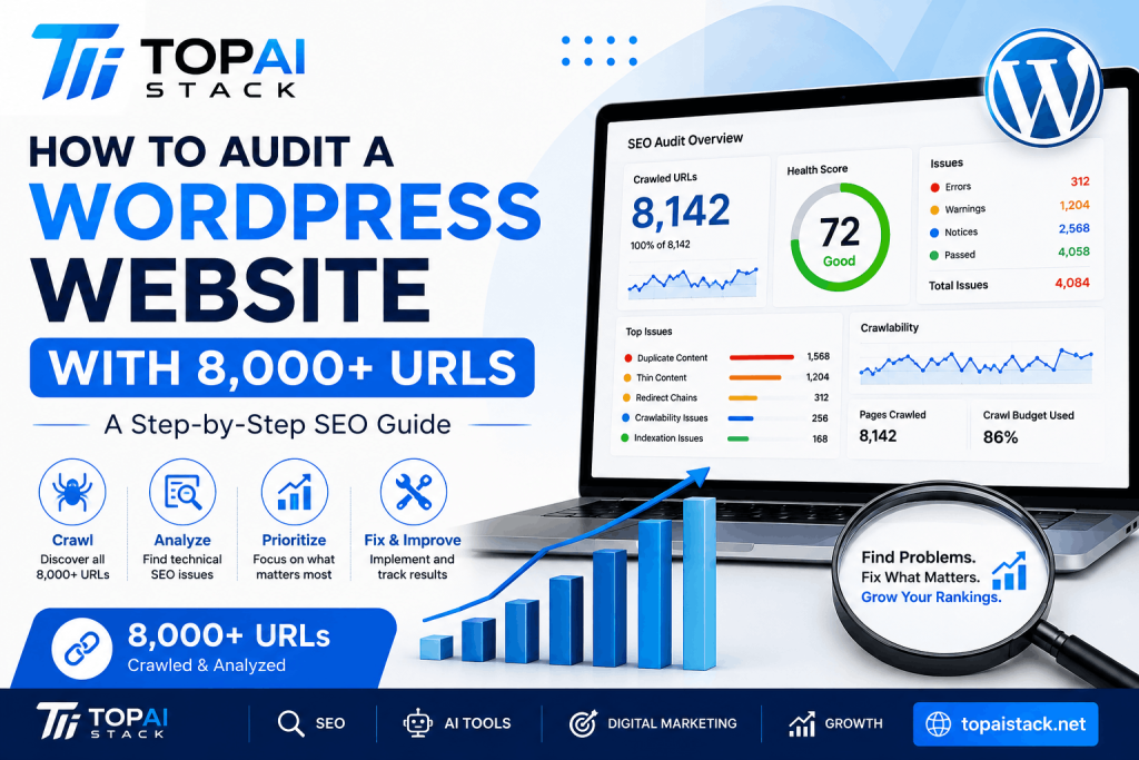 WordPress SEO audit, WordPress website audit, technical SEO audit.